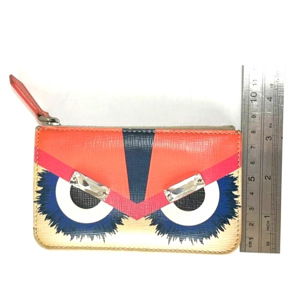 Fendi Monster coin purse key case